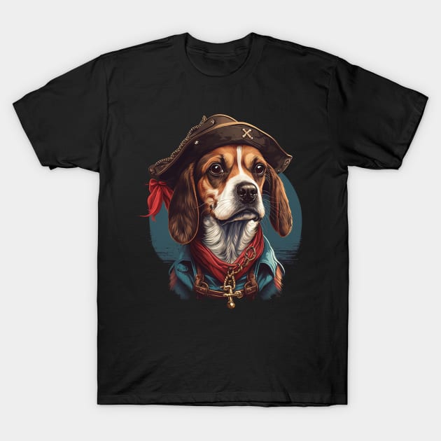 dog pirate T-Shirt by lets find pirate